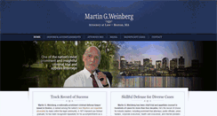 Desktop Screenshot of martinweinberglaw.com